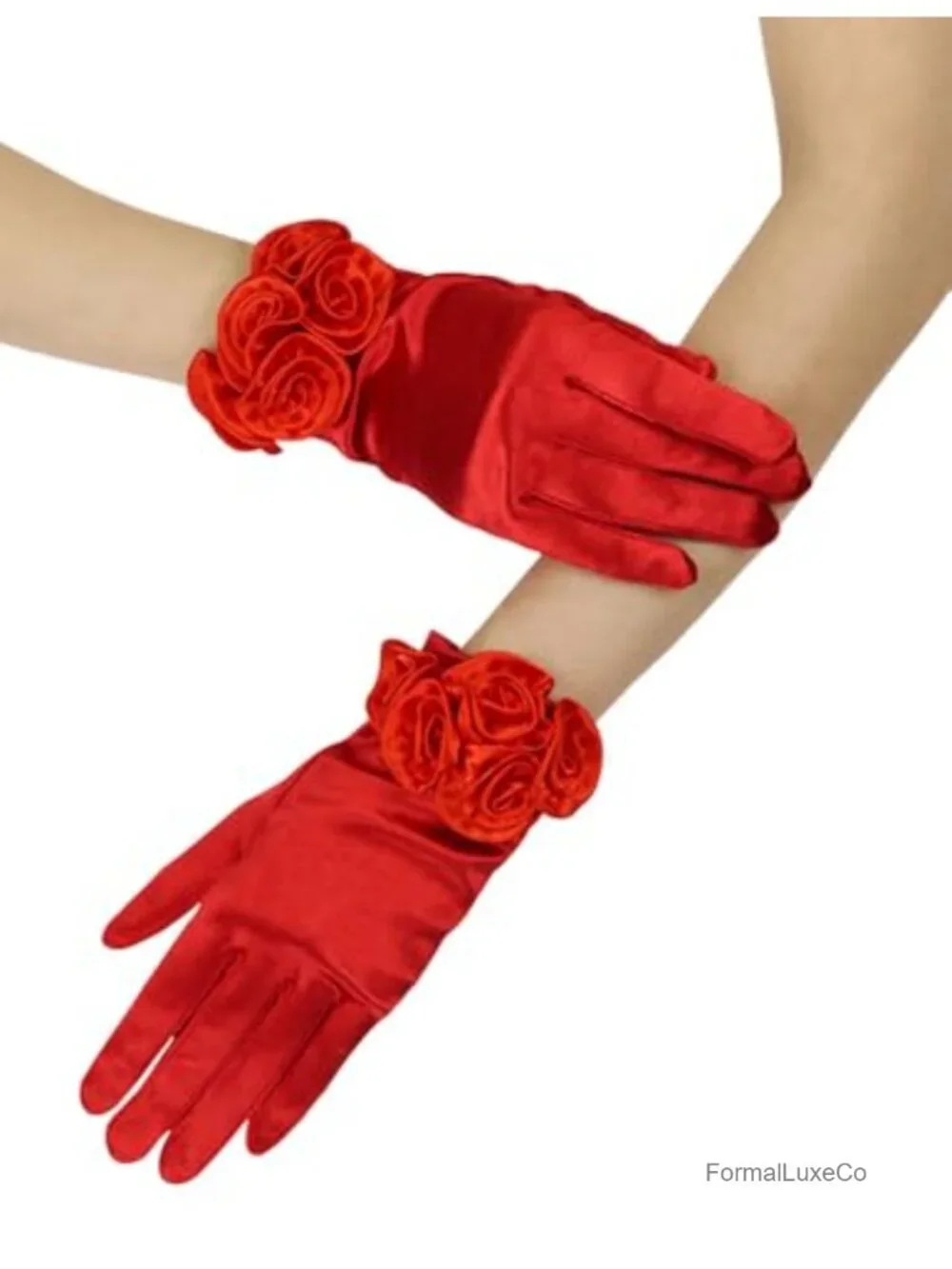 Elegant Satin Gloves for Wedding, Opera, Party Accessories